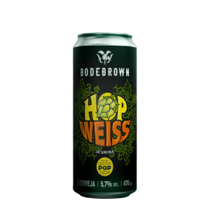 CERVEJA BODEBROWN LATA HOP WEISS 470ML