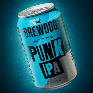 CERVEJA BREWDOG PUNK IPA 5,4%  LT 330ML